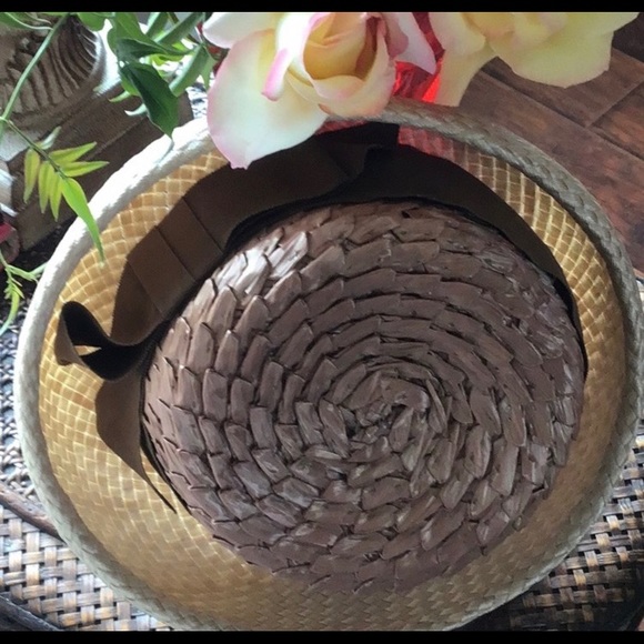 Vintage The Emporium Straw Hat - Picture 1 of 4